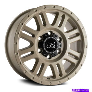 zC[@4{Zbg ubNTCCG[Xg[zC[16x8i38A6x130A84.1j̍Zbg4 Black Rhino YELLOWSTONE Wheels 16x8 (38, 6x130, 84.1) Desert Sand Rims Set of 4