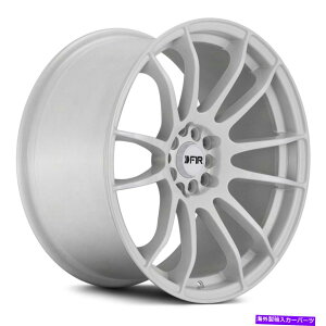 �z�C�[���@4�{�Z�b�g F1R F107�z�C�[��17x8�i35�A5x114.3�A73.1�j4�̔��������Z�b�g F1R F107 Wheels 17x8 (35, 5x114.3, 73.1) White Rims Set of 4