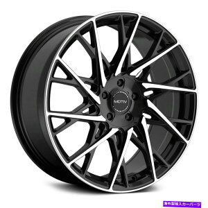�z�C�[���@4�{�Z�b�g Motiv 430MB MaestroWheels18x8�i40�A5x112�A73.1�j4�̃u���b�N�����Z�b�g Motiv 430MB MAESTRO Wheels 18x8 (40, 5x112, 73.1) Black Rims Set of 4�y���s�A���i�z