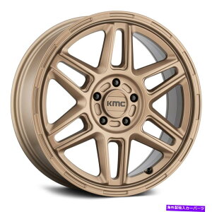 �z�C�[���@4�{�Z�b�g KMC KM716 Nomad Wheels 17x8�i38�A5x108�A72.56�j4�̃u�����Y�����Z�b�g KMC KM716 NOMAD Wheels 17x8 (38, 5x108, 72.56) Bronze Rims Set of 4
