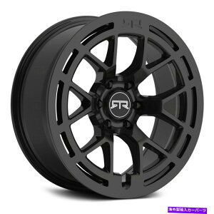 �z�C�[���@4�{�Z�b�g RTR 950SB Tech 6�z�C�[��17x7.5�i35�A5x108�A63.4�j4�̃u���b�N�����Z�b�g RTR 950SB TECH 6 Wheels 17x7.5 (35, 5x108, 63.4) Black Rims Set of 4
