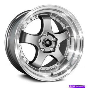 �z�C�[���@4�{�Z�b�g MST MT07�z�C�[��18x8.5�i20�A5x114.3�A73.1�j4�̃K�����^�������Z�b�g MST MT07 Wheels 18x8.5 (20, 5x114.3, 73.1) Gunmetal Rims Set of 4