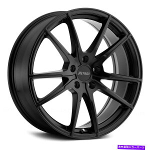 zC[@4{Zbg K\P0AzC[19x8i35A5x100A72.1j4̃ubNZbg Petrol P0A Wheels 19x8 (35, 5x100, 72.1) Black Rims Set of 4