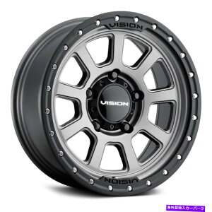 �z�C�[���@4�{�Z�b�g Vision 350 OJOS�z�C�[��17x9�i-12�A6x139.7�A106.2�j4�̊D�F�̃����Z�b�g Vision 350 OJOS Wheels 17x9 (-12, 6x139.7, 106.2) Gray Rims Set of 4