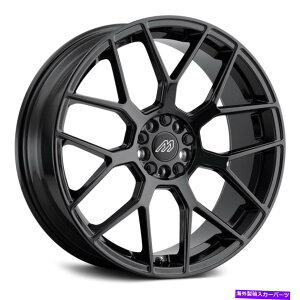 zC[@4{Zbg }bnptH[}XMP74zC[20x8.5i40A5x114.3A72.56j4̃ubNZbg MACH Performance MP74 Wheels 20x8.5 (40, 5x114.3, 72.56) Black Rims Set of 4