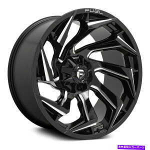 zC[@4{Zbg RD7531PCzC[15x8i-18A6x139.7A108j4̃ubNZbg Fuel D753 REACTION 1PC Wheels 15x8 (-18, 6x139.7, 108) Black Rims Set of 4