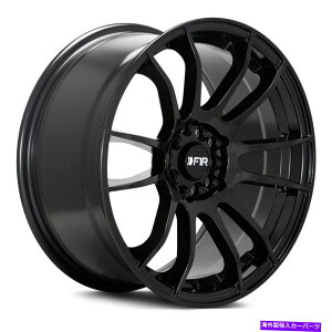 �z�C�[���@4�{�Z�b�g F1R F107�z�C�[��18x8.5�i33�A5x114.3�A73.1�j4�̃u���b�N�����Z�b�g F1R F107 Wheels 18x8.5 (33, 5x114.3, 73.1) Black Rims Set of 4�y���s�A���i�z