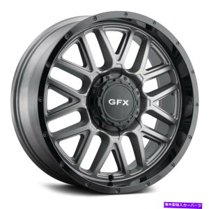 �z�C�[���@4�{�Z�b�g g-fx tm5�z�C�[��18x9�i0�A6x139.7�A106.2�j4�̊D�F�̃����Z�b�g G-FX TM5 Wheels 18x9 (0, 6x139.7, 106.2) Gray Rims Set of 4�y���s�A���i�z