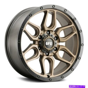 �z�C�[���@4�{�Z�b�g G-FX TR18�z�C�[��17x8.5�i-6�A6x139.7�A106.2�j4�̃u�����Y�����Z�b�g G-FX TR18 Wheels 17x8.5 (-6, 6x139.7, 106.2) Bronze Rims Set of 4�y���s�A���i�z