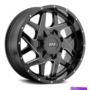 �z�C�[���@4�{�Z�b�g G-FX TM2�z�C�[��17x9�i12�A6x139.7�A106.2�j4�̃u���b�N�����Z�b�g G-FX TM2 Wheels 17x9 (12, 6x139.7, 106.2) Black Rims Set of 4�y���s�A���i�z