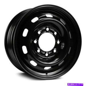 zC[@4{Zbg RT 17 "X`[zC[8OX43786zC[17x7i30A8x180j4̃ubNZbg RT 17" STEEL WHEEL 8 LUG X43786 Wheels 17x7 (30, 8x180) Black Rims Set of 4