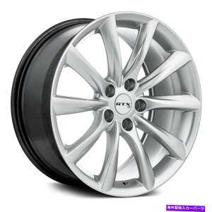 �z�C�[���@4�{�Z�b�g rtx alto�z�C�[��18x8.5�i35�A5x114.3�A64.1�j4�̃V���o�[�����Z�b�g RTX ALTO Wheels 18x8.5 (35, 5x114.3, 64.1) Silver Rims Set of 4