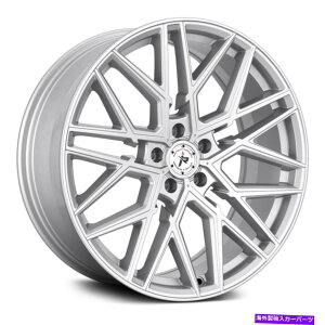 �z�C�[���@4�{�Z�b�g �Փ˃��[�h602�z�C�[��18x8�i40�A5x114.3�A73.1�j4�̃V���o�[�����Z�b�g Impact Off Road 602 Wheels 18x8 (40, 5x114.3, 73.1) Silver Rims Set of 4