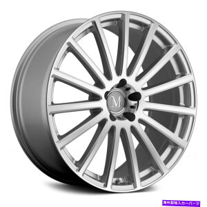 �z�C�[���@4�{�Z�b�g Mandrus Rotec�z�C�[��17x9�i50�A5x112�A66.56�j4�̃V���o�[�����Z�b�g Mandrus ROTEC Wheels 17x9 (50, 5x112, 66.56) Silver Rims Set of 4