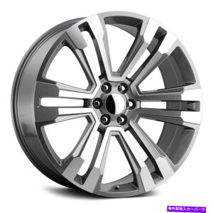 �z�C�[���@4�{�Z�b�g ���v���J�Z�pRT-4�z�C�[��22x9�i15�A6x139.7�A78.1�j4�̃O���[�����Z�b�g Replica Tech RT-4 Wheels 22x9 (15, 6x139.7, 78.1) Gray Rims Set of 4�y���s�A���i�z