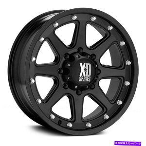 �z�C�[���@4�{�Z�b�g XD�V���[�YXD798���Ńz�C�[��17x9�i-12�A6x139.7�A106.1�j4�̃u���b�N�����Z�b�g XD Series XD798 ADDICT Wheels 17x9 (-12, 6x139.7, 106.1) Black Rims Set of 4