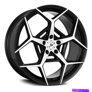 �z�C�[���@4�{�Z�b�g �Ռ����H607�z�C�[��20x8.5�i35�A5x114.3�A73.1�j4�̃u���b�N�����Z�b�g Impact Off Road 607 Wheels 20x8.5 (35, 5x114.3, 73.1) Black Rims Set of 4