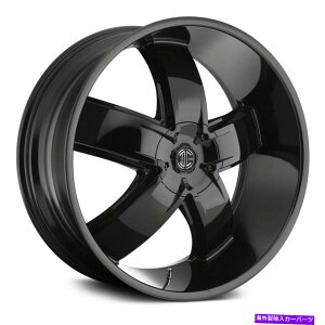 zC[@4{Zbg 2craveԍ18zC[20x9.5i30A6x139.7A87j4̃ubNZbg 2Crave NUMBER 18 Wheels 20x9.5 (30, 6x139.7, 87) Black Rims Set of 4