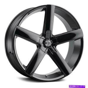 zC[@4{Zbg 2craveԍ55zC[20x8.5i35A5x114.3A74.1j4̃ubNZbg 2Crave NUMBER 55 Wheels 20x8.5 (35, 5x114.3, 74.1) Black Rims Set of 4