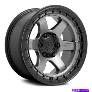 �z�C�[���@4�{�Z�b�g �R��D752�u���b�N1PC�z�C�[��17x9�i1�A5x127�A71.5�j4�̃K�����^�������Z�b�g Fuel D752 BLOCK 1PC Wheels 17x9 (1, 5x127, 71.5) Gunmetal Rims Set of 4