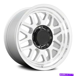 zC[@4{Zbg ubNTC̃f^zC[17x9.5i-18A8x165.1A125.1j4̃Vo[Zbg Black Rhino DELTA Wheels 17x9.5 (-18, 8x165.1, 125.1) Silver Rims Set of 4