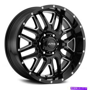 �z�C�[���@4�{�Z�b�g �E���g��203bm�n���^�[�z�C�[��20x9�i-12�A8x165.1�A125.2�j4�̃u���b�N�����Z�b�g Ultra 203BM HUNTER Wheels 20x9 (-12, 8x165.1, 125.2) Black Rims Set of 4�y���s�A���i�z