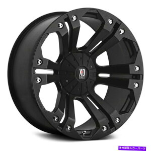 �z�C�[���@4�{�Z�b�g XD�V���[�YXD778�����X�^�[�z�C�[��18x9�i18�A6x139.7�A106.1�j4�̃u���b�N�����Z�b�g XD Series XD778 MONSTER Wheels 18x9 (18, 6x139.7, 106.1) Black Rims Set of 4�y���s�A���i�z