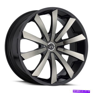 �z�C�[���@4�{�Z�b�g VCT V48�z�C�[��20x8.5�i40�A5x120.65�A73.1�j4�̃u���b�N�����Z�b�g VCT V48 Wheels 20x8.5 (40, 5x120.65, 73.1) Black Rims Set of 4�y���s�A���i�z