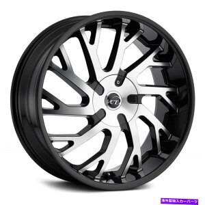 �z�C�[���@4�{�Z�b�g VCT V77�z�C�[��20x8.5�i40�A5x120.65�A73.1�j4�̃u���b�N�����Z�b�g VCT V77 Wheels 20x8.5 (40, 5x120.65, 73.1) Black Rims Set of 4�y���s�A���i�z