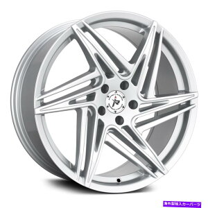 �z�C�[���@4�{�Z�b�g �Ռ����[�h606�z�C�[��20x8.5�i35�A5x112�A73.1�j4�̃V���o�[�����Z�b�g Impact Off Road 606 Wheels 20x8.5 (35, 5x112, 73.1) Silver Rims Set of 4