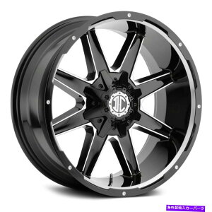 �z�C�[���@4�{�Z�b�g Xtreme NX-17�z�C�[��20x10�i-25�A8x180�A130.8�j4�̃u���b�N�����Z�b�g Xtreme NX-17 Wheels 20x10 (-25, 8x180, 130.8) Black Rims Set of 4