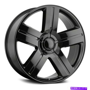 �z�C�[���@4�{�Z�b�g ���v���J�Z�pRT-5�z�C�[��22x9�i15�A5x127�A78.1�j4�̃u���b�N�����Z�b�g Replica Tech RT-5 Wheels 22x9 (15, 5x127, 78.1) Black Rims Set of 4�y���s�A���i�z