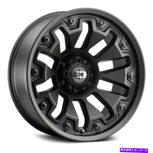 �z�C�[���@4�{�Z�b�g �r�W����362�A�[�}�[�z�C�[��20x9�i12�A5x150�A110.2�j4�̃u���b�N�����Z�b�g Vision 362 ARMOR Wheels 20x9 (12, 5x150, 110.2) Black Rims Set of 4