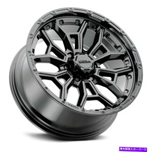 �z�C�[���@4�{�Z�b�g Ultra 126bk Warmonger 6�z�C�[��17x9�i18�A6x135�A87�j4�̃u���b�N�����Z�b�g Ultra 126BK WARMONGER 6 Wheels 17x9 (18, 6x135, 87) Black Rims Set of 4