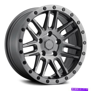 �z�C�[���@4�{�Z�b�g �u���b�N�T�C�A�[�`�z�C�[��17x8�i30�A5x114.3�A76.1�j4�̃K�����^�������Z�b�g Black Rhino ARCHES Wheels 17x8 (30, 5x114.3, 76.1) Gunmetal Rims Set of 4�y���s�A���i�z