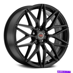 �z�C�[���@4�{�Z�b�g Revolution Racing RR18�z�C�[��20x8�i40�A5x114.3�A73.1�j4�̃u���b�N�����Z�b�g Revolution Racing RR18 Wheels 20x8 (40, 5x114.3, 73.1) Black Rims Set of 4
