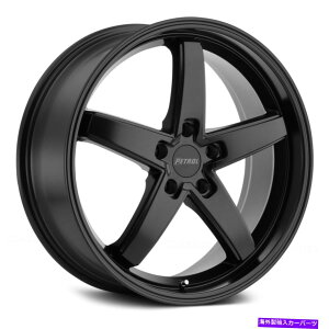 �z�C�[���@4�{�Z�b�g �K�\����P1B�z�C�[��20x8.5�i35�A5x120.65�A76.1�j4�̃u���b�N�����Z�b�g Petrol P1B Wheels 20x8.5 (35, 5x120.65, 76.1) Black Rims Set of 4