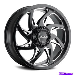 zC[@4{Zbg ꂽOzC[18x9i12A5x127j4̃ZbgEg230bm̈ Ultra 230BM VILLAIN with COVERED LUGS Wheels 18x9 (12, 5x127) Rims Set of 4