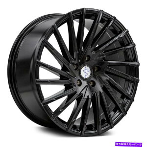 zC[@4{Zbg Saphire Luxury Alloys SX06zC[20x9i35A5x114.3A73j4̃ubNZbg Sapphire Luxury Alloys SX06 Wheels 20x9 (35, 5x114.3, 73) Black Rims Set of 4