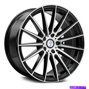 zC[@4{Zbg Tt@CAOWA[ACSX03zC[20x9i35A5x114.3A73j4̃ubNZbg Sapphire Luxury Alloys SX03 Wheels 20x9 (35, 5x114.3, 73) Black Rims Set of 4