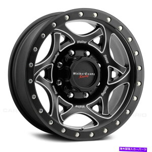 �z�C�[���@4�{�Z�b�g Walker Evans Racing 501bm Legend II�z�C�[��17x8.5�i1�A5x127�j4�̃u���b�N�����Z�b�g Walker Evans Racing 501BM LEGEND II Wheels 17x8.5 (1, 5x127) Black Rims Set of 4�y���s�A���i�z