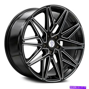 zC[@4{Zbg Tt@CAOWA[ACSX05zC[20x9i35A5x120.65A73j4̃ubNZbg Sapphire Luxury Alloys SX05 Wheels 20x9 (35, 5x120.65, 73) Black Rims Set of 4