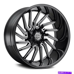 �z�C�[���@4�{�Z�b�g Xtreme XF-16�z�C�[��20x10�i-25�A8x180�A130.8�j4�̃u���b�N�����Z�b�g Xtreme XF-16 Wheels 20x10 (-25, 8x180, 130.8) Black Rims Set of 4