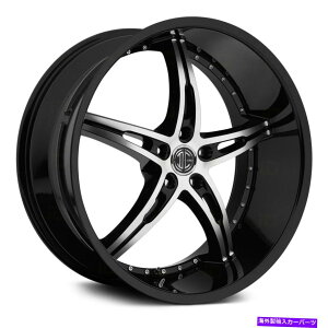 zC[@4{Zbg 2craveԍ14zC[20x10i25A5x112A66.56j4̃ubNZbg 2Crave NUMBER 14 Wheels 20x10 (25, 5x112, 66.56) Black Rims Set of 4