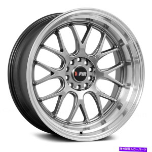 �z�C�[���@4�{�Z�b�g F1R F21�z�C�[��19x9.5�i22�A5x114.3�A73.1�j4�̃u���b�N�����Z�b�g F1R F21 Wheels 19x9.5 (22, 5x114.3, 73.1) Black Rims Set of 4�y���s�A���i�z