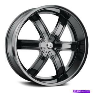 zC[@4{Zbg 2craveԍ44zC[22x9.5i30A6x139.7A87j4̃ubNZbg 2Crave NUMBER 44 Wheels 22x9.5 (30, 6x139.7, 87) Black Rims Set of 4