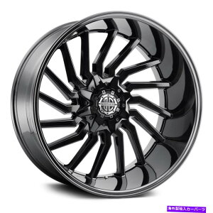 �z�C�[���@4�{�Z�b�g Xtreme XF-16�z�C�[��20x10�i-25�A6x139.7�A106.1�j4�̃u���b�N�����Z�b�g Xtreme XF-16 Wheels 20x10 (-25, 6x139.7, 106.1) Black Rims Set of 4