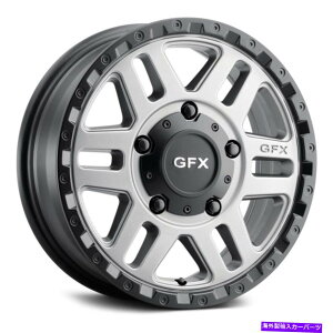 �z�C�[���@4�{�Z�b�g g-fx mv2�z�C�[��16x6.5�i45�A6x130�A84.1�j4�̊D�F�̃����Z�b�g G-FX MV2 Wheels 16x6.5 (45, 6x130, 84.1) Gray Rims Set of 4�y���s�A���i�z