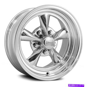 �z�C�[���@4�{�Z�b�g ���P�b�g���[�V���O�R���z�C�[��17x8�i0�A5x127�A87.6�j4�̖����ꂽ�����Z�b�g Rocket Racing Fuel Wheels 17x8 (0, 5x127, 87.6) Polished Rims Set of 4