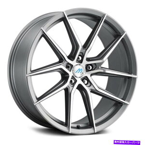�z�C�[���@4�{�Z�b�g Mach Me6�z�C�[��20x10�i42�A5x114.3�A72.56�j4�̊D�F�̃����Z�b�g MACH ME6 Wheels 20x10 (42, 5x114.3, 72.56) Gray Rims Set of 4�y���s�A���i�z